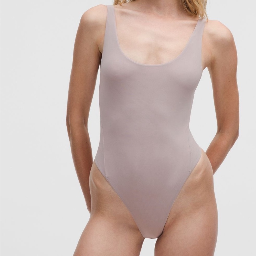 Lululemon Wundermost Ultra-Soft Nulu Mesh Scoop Back Sleeveless bodysuit L NWT
